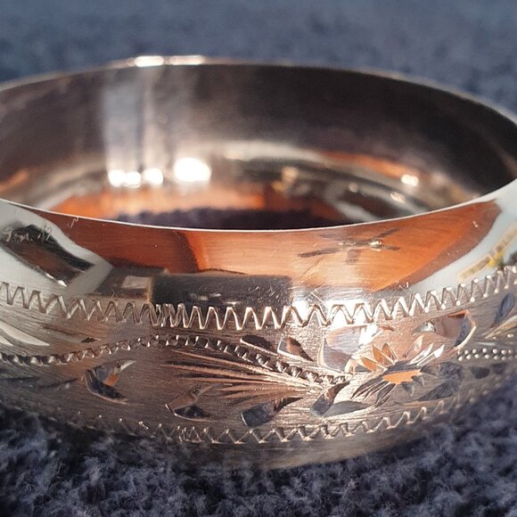 Timeless Elegance: Vintage Handcrafted Taxco Sterling Silver Bangle Bracelet - Picture 1 of 15